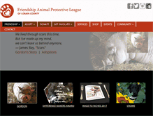Tablet Screenshot of friendshipapl.org
